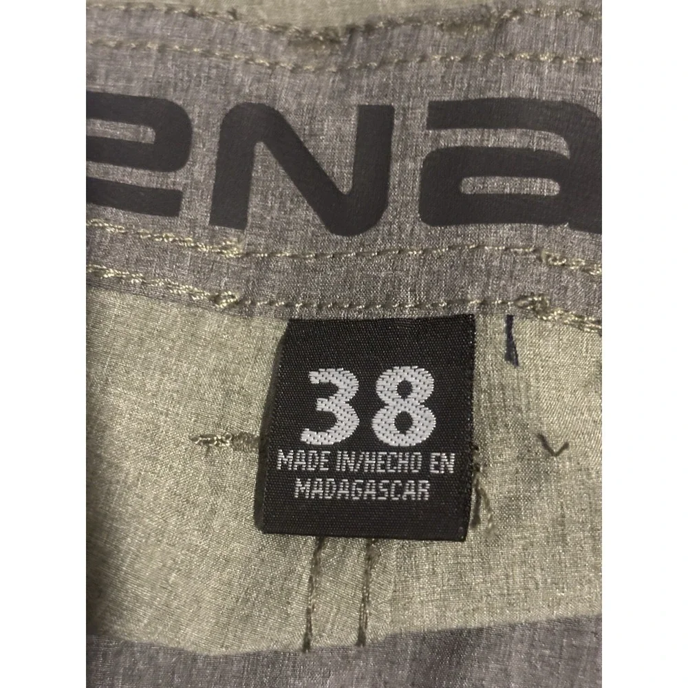 NWT Denali Cargo‎ Shorts Men's Stretch Lightweight Clip Belt 38 Heather Olive